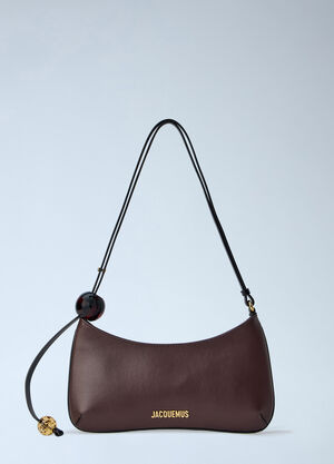 Jacquemus Le Bisou Perle Shoulder Bag Brown jac0251064