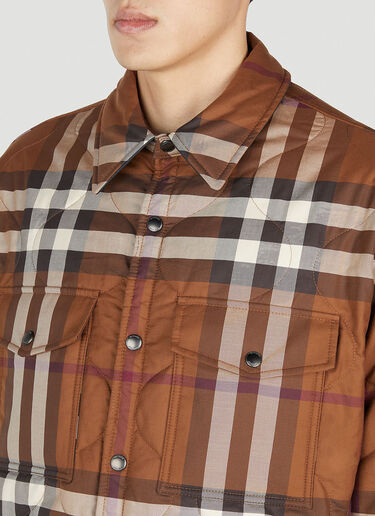 Quilted Reversible Jacket Burberry Quilted Reversible Jacket Brown bur0151003