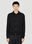 Lemaire Convertible Collar Cardigan Black lem0152002