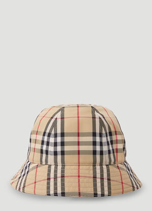 Diesel Signature Check Bucket Hat Black dsl0254003