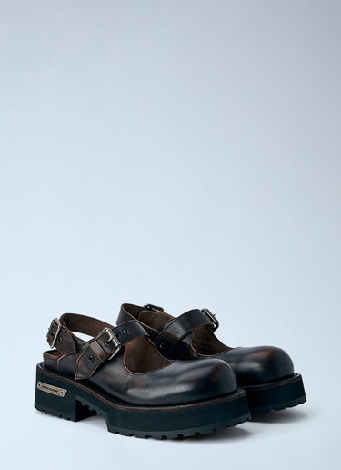 LN-CC® - Balenciaga: Venom Mary Jane Platforms - Brown Balenciaga Venom Mary Jane Platforms Brown bal0265045