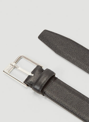 Maison Margiela Classic Leather Belt Black mla0139029