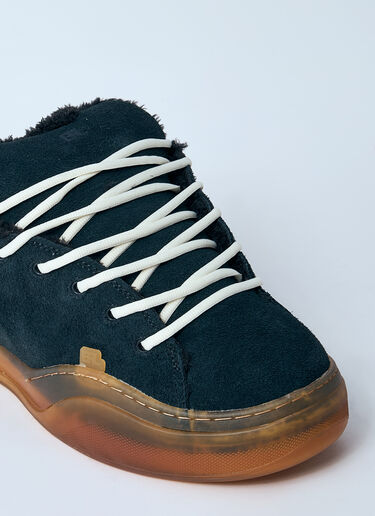 ERL Suede Vamp Skate Sneakers Black erl0160017