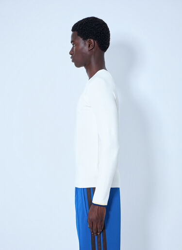 LN-CC® - Y-3 X WB: Knit Base Top - White Y-3 X WB Knit Base Top White ywb0364009