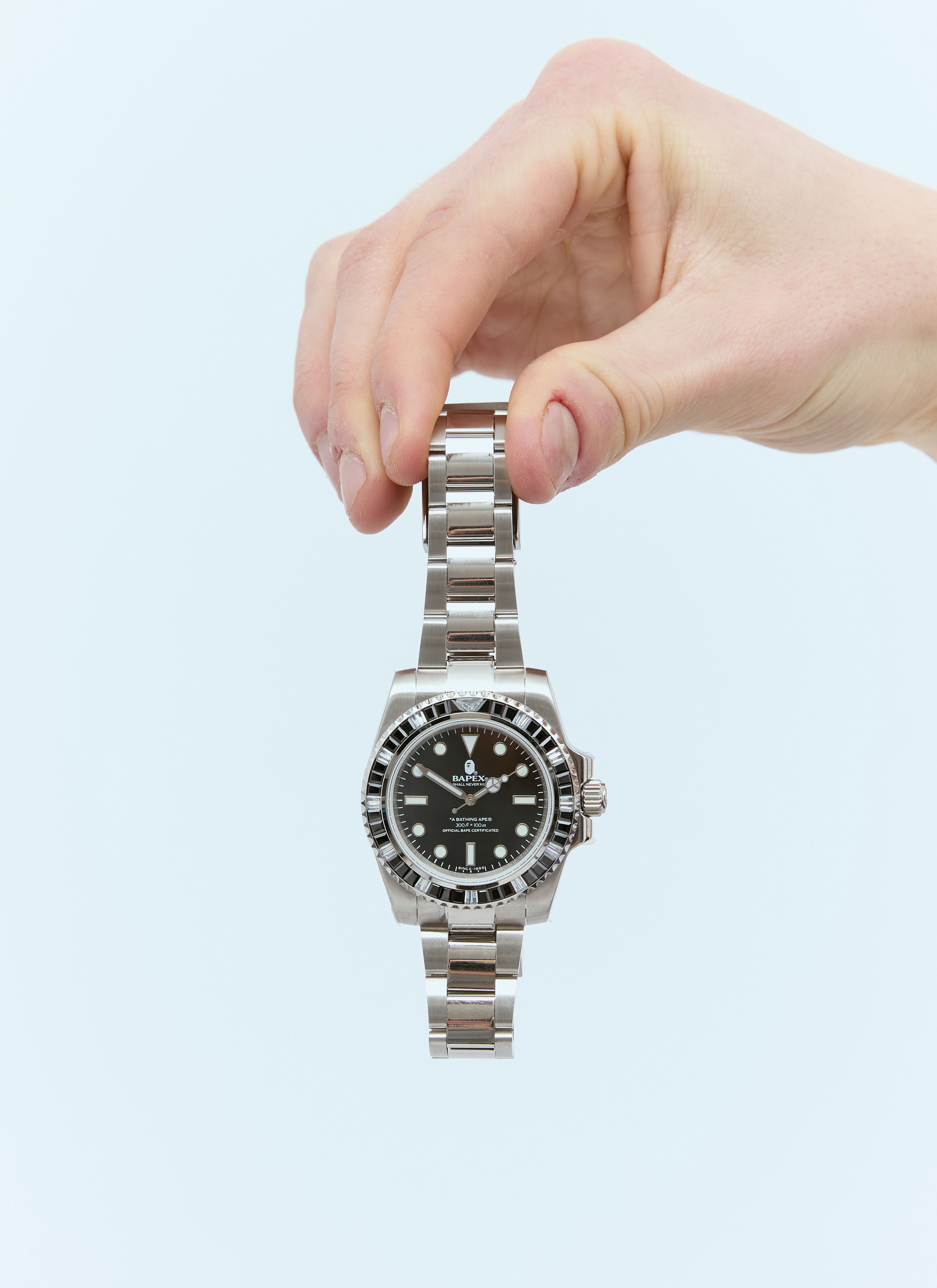 A BATHING APE® Type 1 BAPEX 시계 화이트 aba0154002