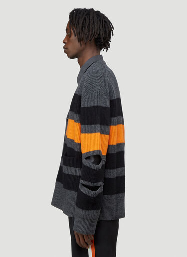 Burberry Maton Knitted Cardigan Grey bur0143021