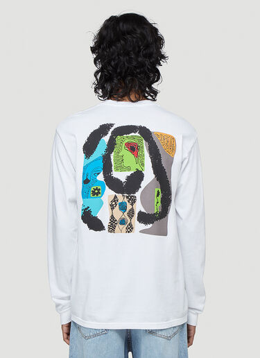 Silent Sound Lymphocytes Long-Sleeved T-Shirt White sls0343001