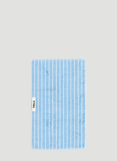 Tekla Core Striped Hand Towel Blue tek0353005