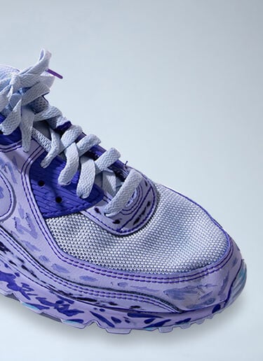 LN-CC® - Nike by Yaku: Re-Create Am'90 Dye Sneakers - Purple Nike by Yaku Re-Create Am'90 Dye Sneakers Purple nik0165002