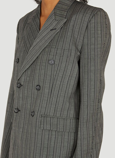 VTMNTS Striped Tailored Blazer Grey vtm0350003