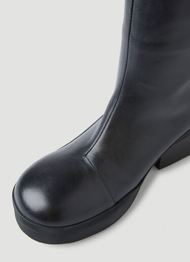 Block Heel Boots Raf Simons Block Heel Boots Black raf0150016