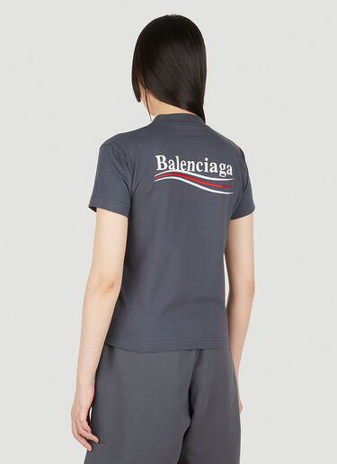 Balenciaga Logo T-Shirt Grey bal0247041