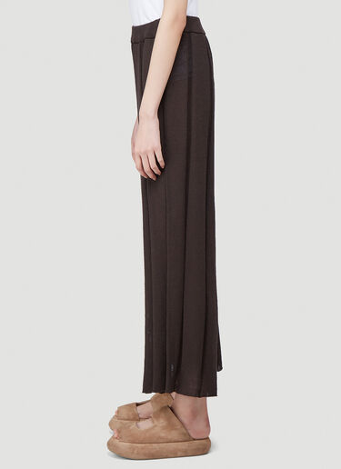 Issey Miyake Knitted Pants Brown ism0240001
