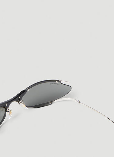 Gucci Oval Frame Sunglasses Gold guc0152333