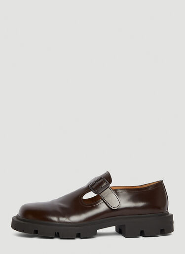 Maison Margiela Monk Shoes Dark Brown mla0146053