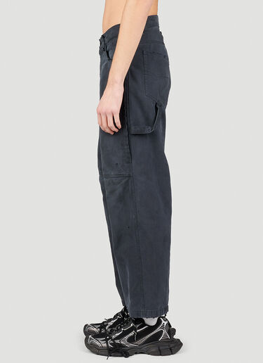 Balenciaga Cropped Skater Pants Black bal0153007