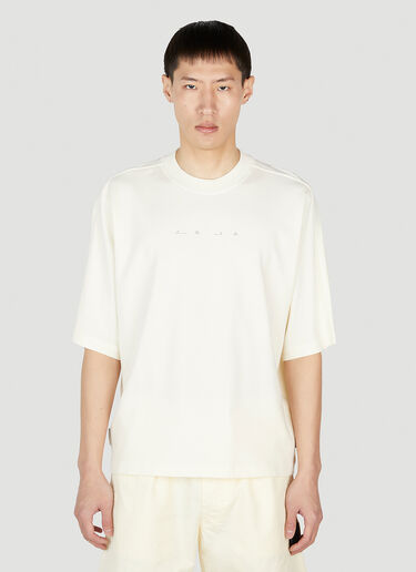 Faded Print T-Shirt Stone Island Shadow Project Faded Print T-Shirt Cream shd0152001