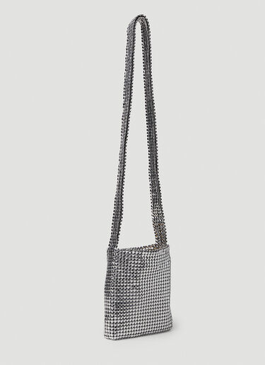 Rabanne Pixel Mini Shoulder Bag Silver pac0251041