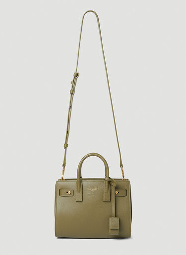 Saint Laurent Unisex Sac de Jour Handbag in Green