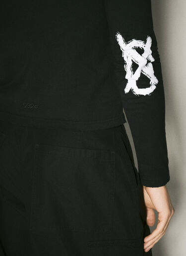 032C Victor Tight Long Sleeve T-Shirt Black cee0158006