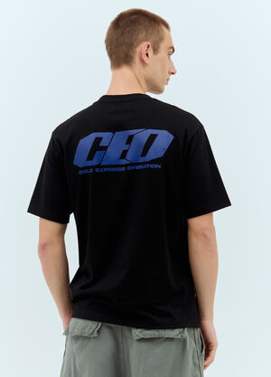 ICE & TECHNO CEO T-Shirt Black int0156005