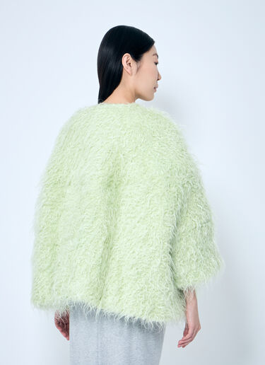 Dries Van Noten Voilin 仿皮草夹克  绿色 dvn0258004