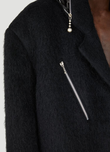 Acne Studios Brushed Wool Coat Black acn0154009