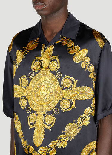Versace Baroque Print Shirt Gold ver0152012