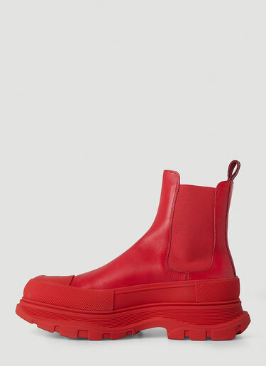 Alexander McQueen Tread Chelsea Boots Red amq0146032