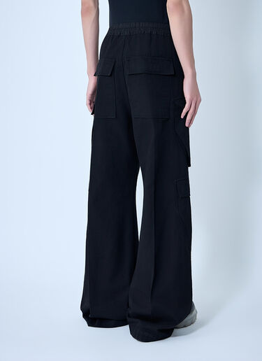 Rick Owens DRKSHDW Double Cargo Jumbo Belas Pants Black drk0164004