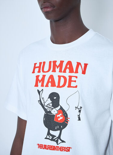 HUMAN MADE Logo Motif T-Shirt White hmd0161021