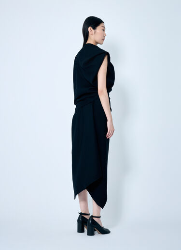 Issey Miyake Entwine Maxi Dress Black ism0259004