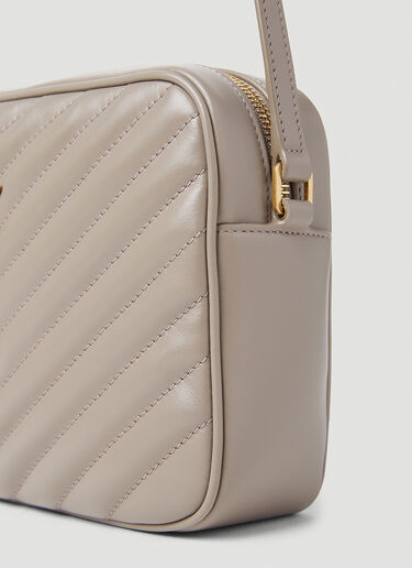 Saint Laurent Lou Matelassé Camera Shoulder Bag Grey sla0253088