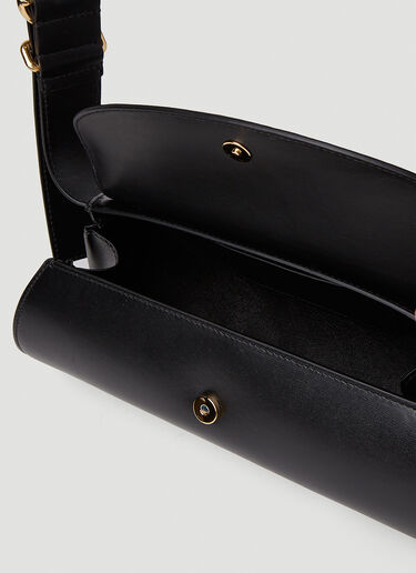 Jil Sander Cannolo Small Shoulder Bag Black jil0251018