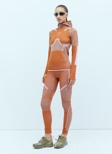 adidas by Stella McCartney TrueStrength Seamless Leggings Orange asm0254030