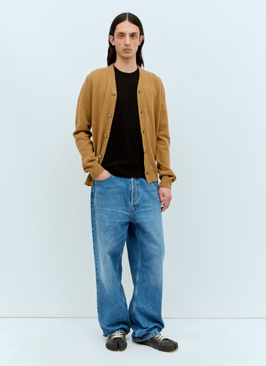 Comme Des Garçons PLAY 로고 패치 티셔츠 블랙 cpl0356003