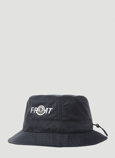 7 Moncler Fragment Logo Bucket Hat Black mfr0354003