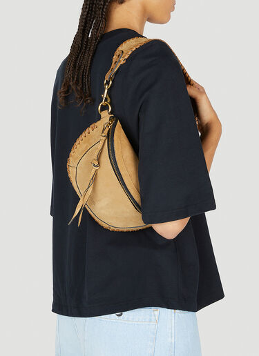 Isabel Marant Skano Shoulder Bag Beige ibm0253039