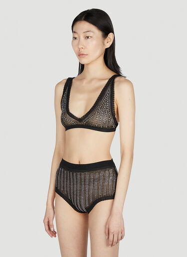 Studded Bra Rabanne Studded Bra Black pac0252007