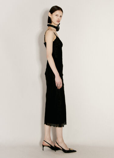 Dolce & Gabbana レーススリップドレス  ブラック dol0256003