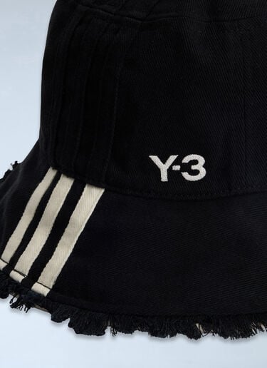 Y-3 Logo Motif Bucket Hat Black yyy0364008