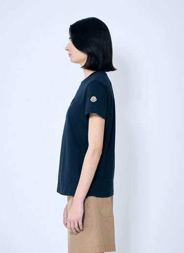 Moncler Logo Motif T-Shirt Navy mon0259028