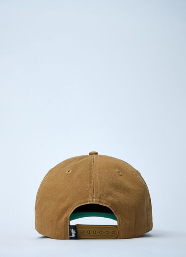 Stüssy Logo Motif Baseball Cap Brown sts0161015
