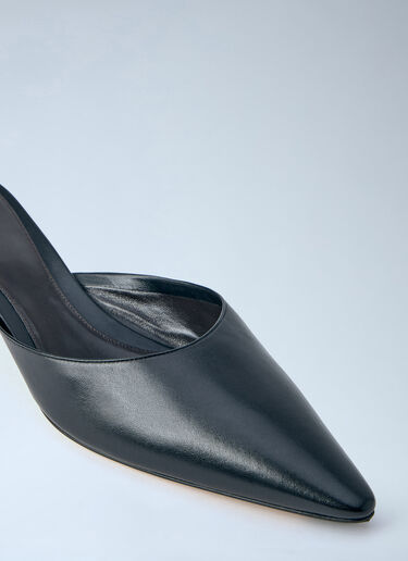 The Row Liisa Kitten Heels Black row0264072