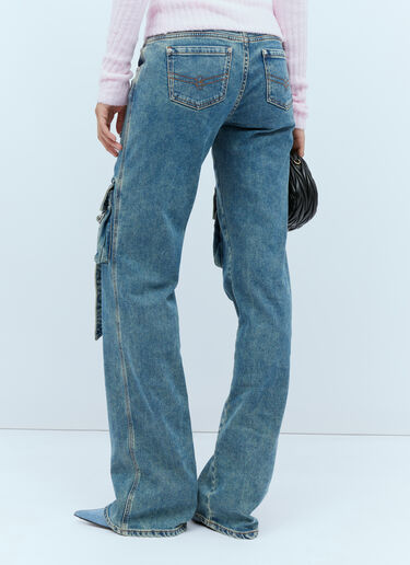 Blumarine Cargo Jeans Blue blm0253003