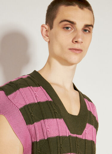 Kiko Kostadinov Merli Knit Vest Pink kko0156018