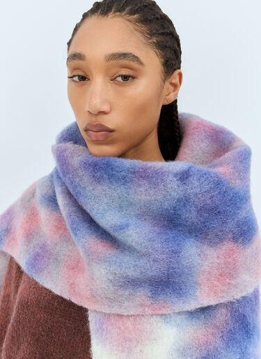 Acne Studios Tie-Dye Scarf Purple acn0258025
