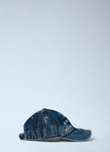 Logo Motif Baseball Cap Acne Studios Logo Motif Baseball Cap Denim acn0162030