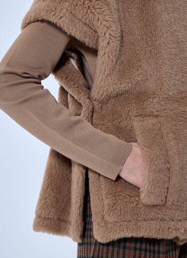 LN-CC® - Max Mara: Belted Teddy Cape - Camel Max Mara Belted Teddy Cape Camel max0266082