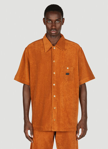 Dolce & Gabbana Towelling Short Sleeve Shirt Orange dol0152010